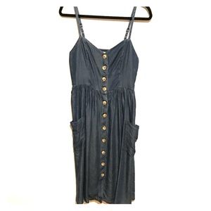 LAST CHANCE NWOT Dark Denim Swing Dress